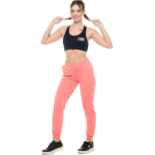 Leone Pantalón deportivo básico con puños