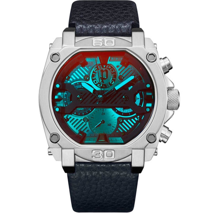 Reloj Police PEWJF2226802 Hombre Analogico Cuarzo con Correa de Cuero