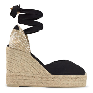 Alpargata Carina cuña de yute 11cm doble plataforma