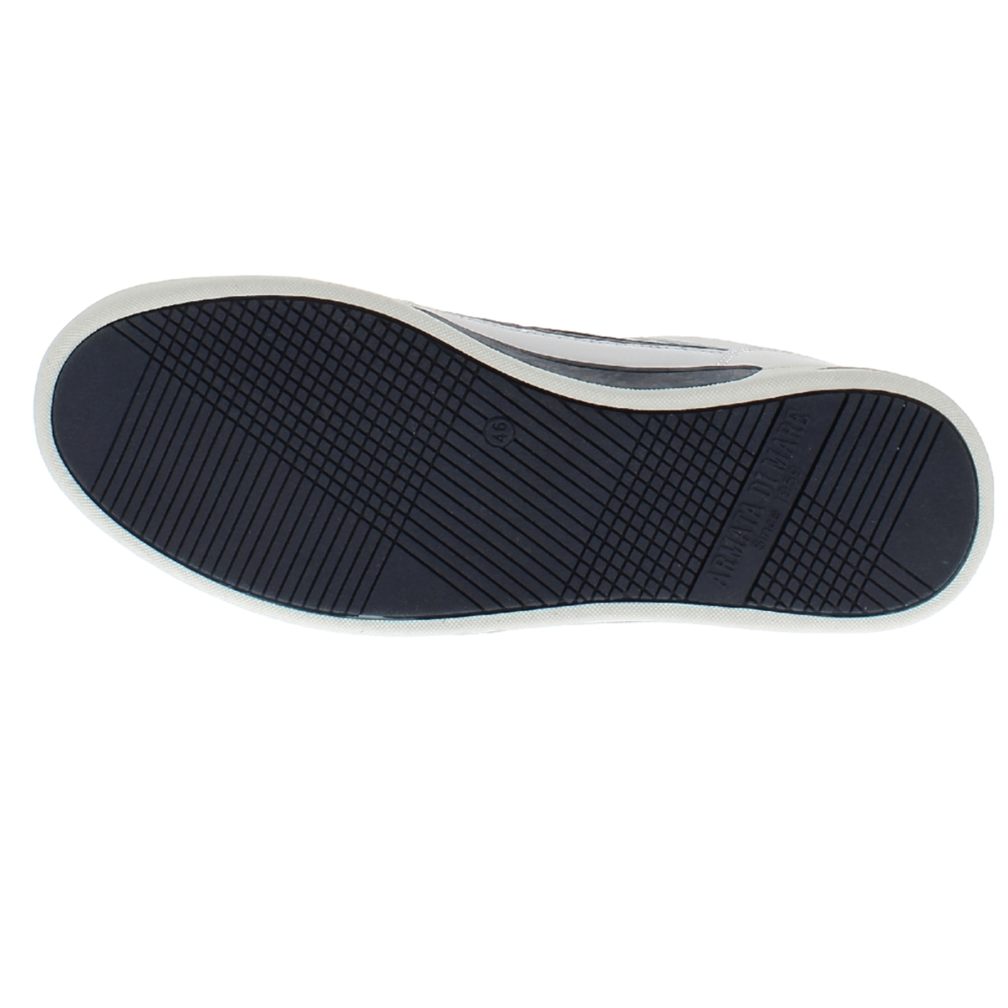 Armata di Mare Scarpe Uomo Sneakers Casual Stringate con Soletta Rimovibile in Memory Foam AMU S24M529 Off White