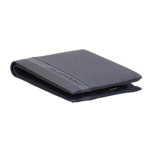 Portafoglio uomo in vera pelle - Modello Erebo Pro - Casual - 9.5 x 11.0 x 2.0 cm