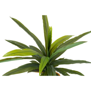 Planta Artificial Dracaena Fragrans Con Maceta 130x40x21 Cm