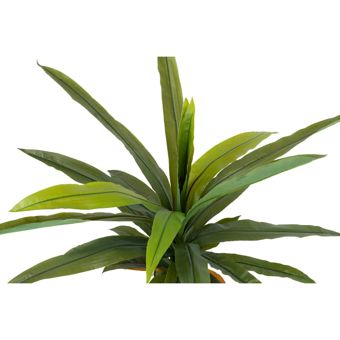 Planta Artificial Dracaena Fragrans Con Maceta 130x40x21 Cm