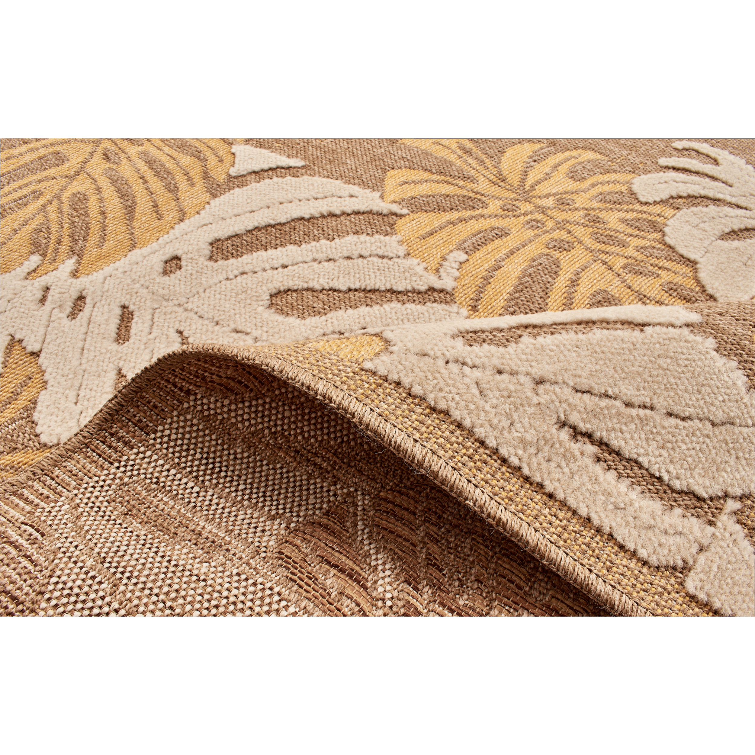 Tulum - Tapis effet jute avec motif