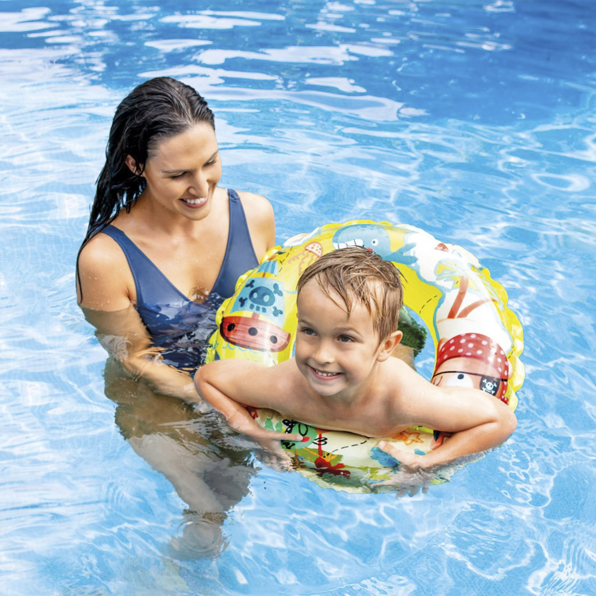 Intex Salvagente Fondo Marino, Colori assortiti, 61 cm