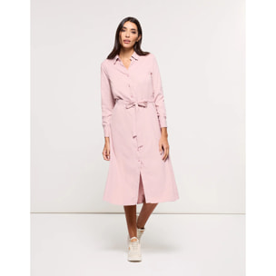 Vestido Midi Rosa Palo - Veronico