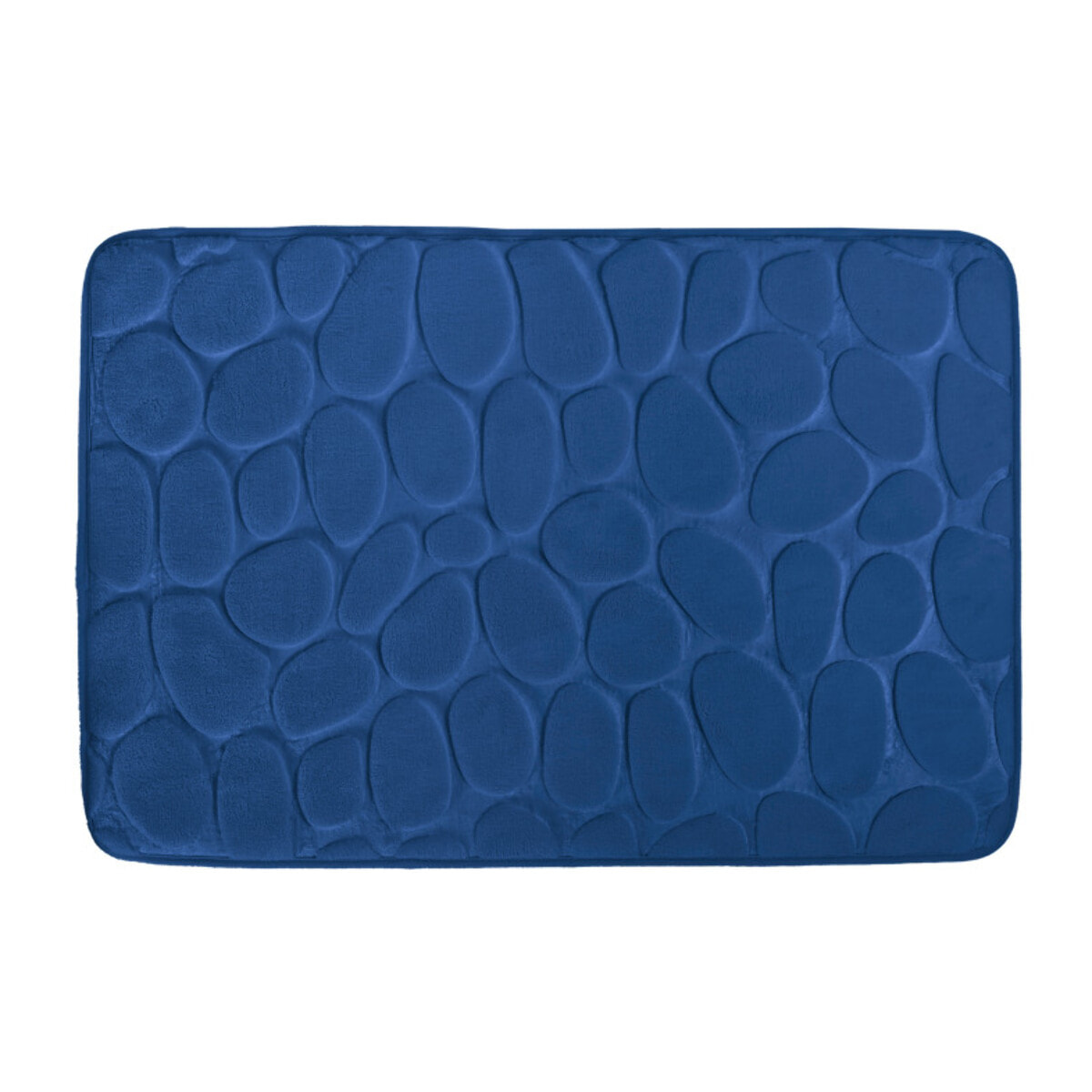 Tapis de bain Microfibre PEBBLE Bleu Marine MSV