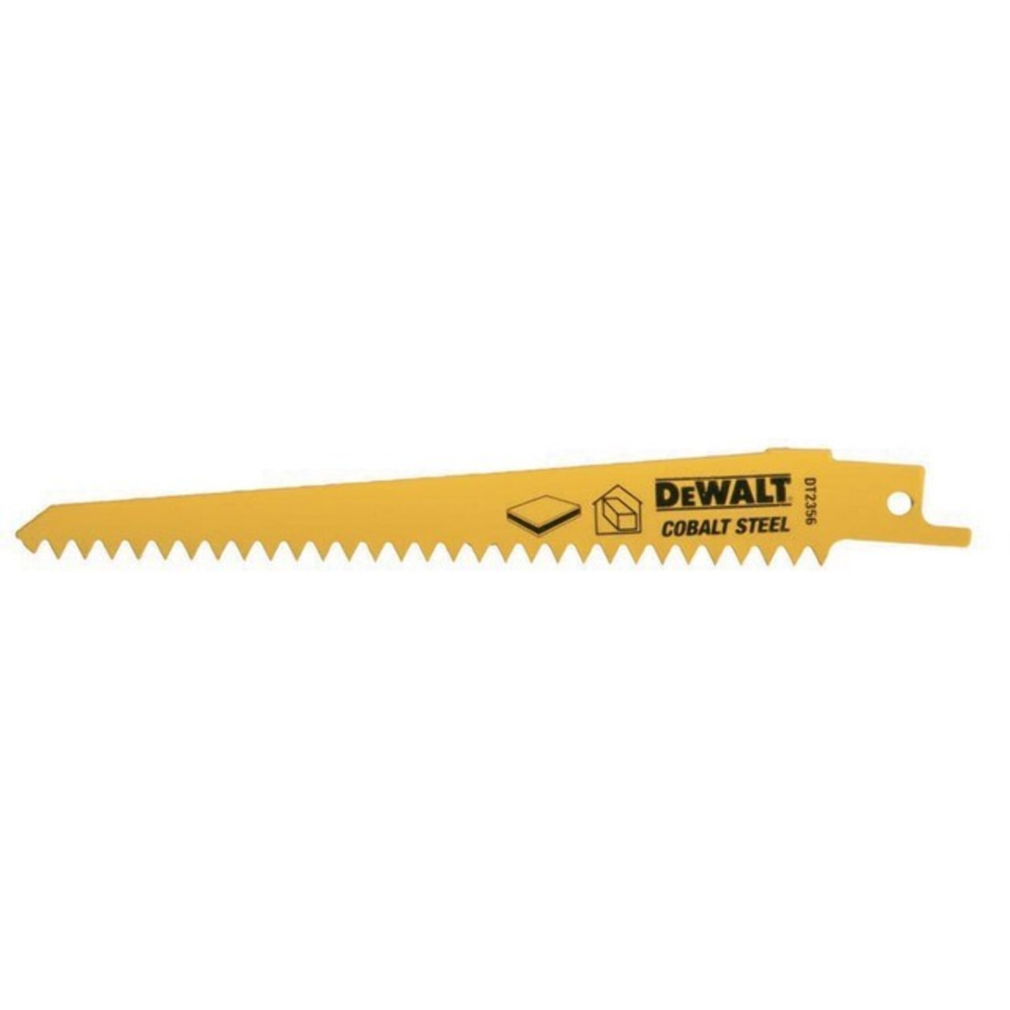 5 Lames sabres spécial coupe de plâtre DEWALT - L.152 mm - DT2356