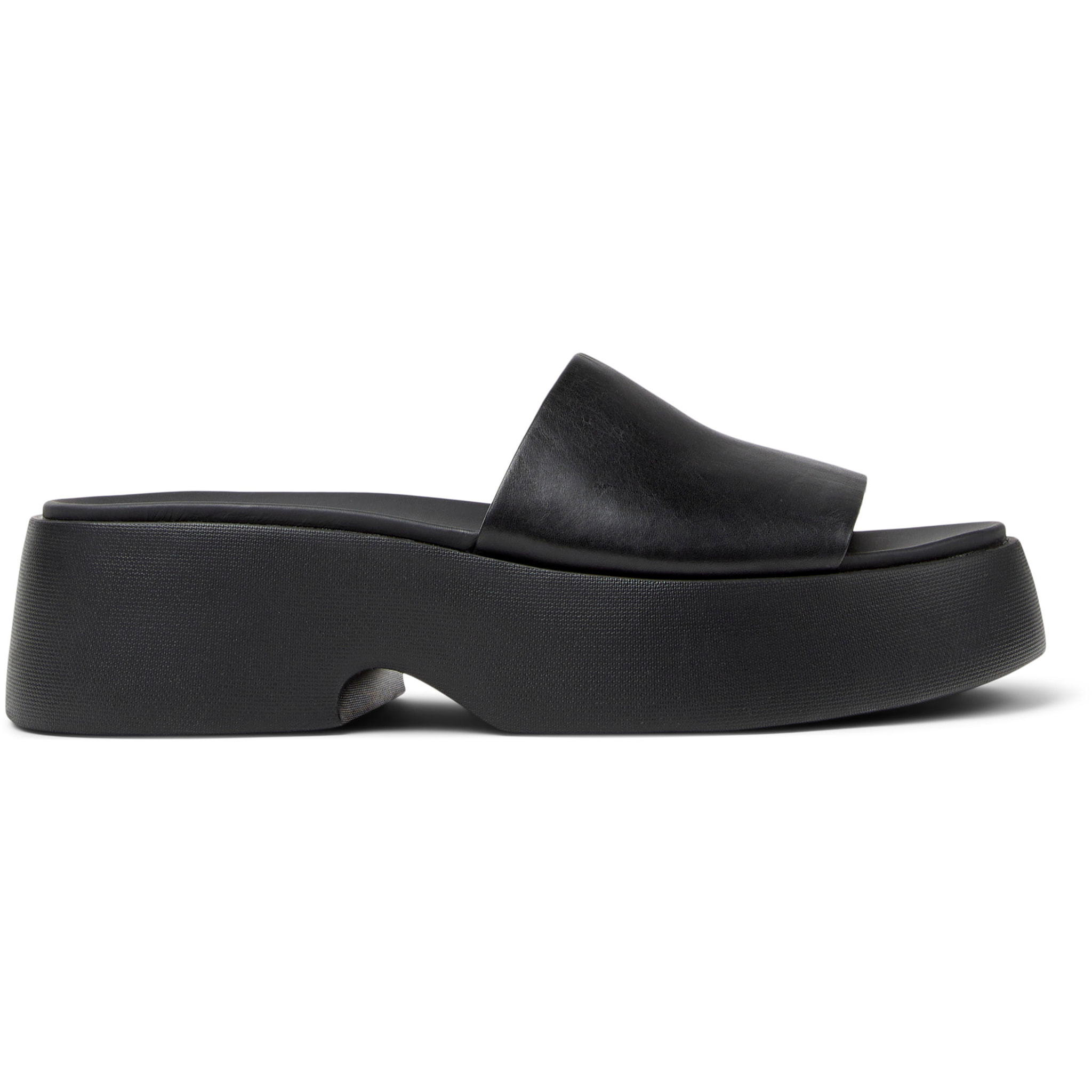 Sandalias - CAMPER Tasha - Negro - Cuero liso