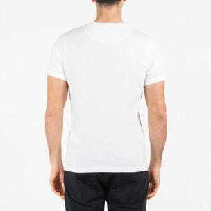 T-shirt jersey cotone organico con stampa narrow fit