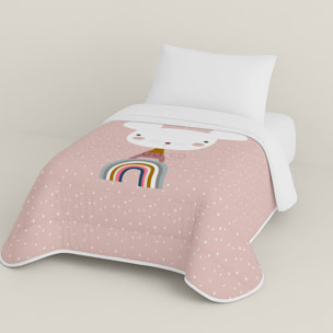 Edredón Nórdico Estampado - Infantil - 100% Algodón - 200 gr/m² con Tacto Pluma - Susanita Rosa