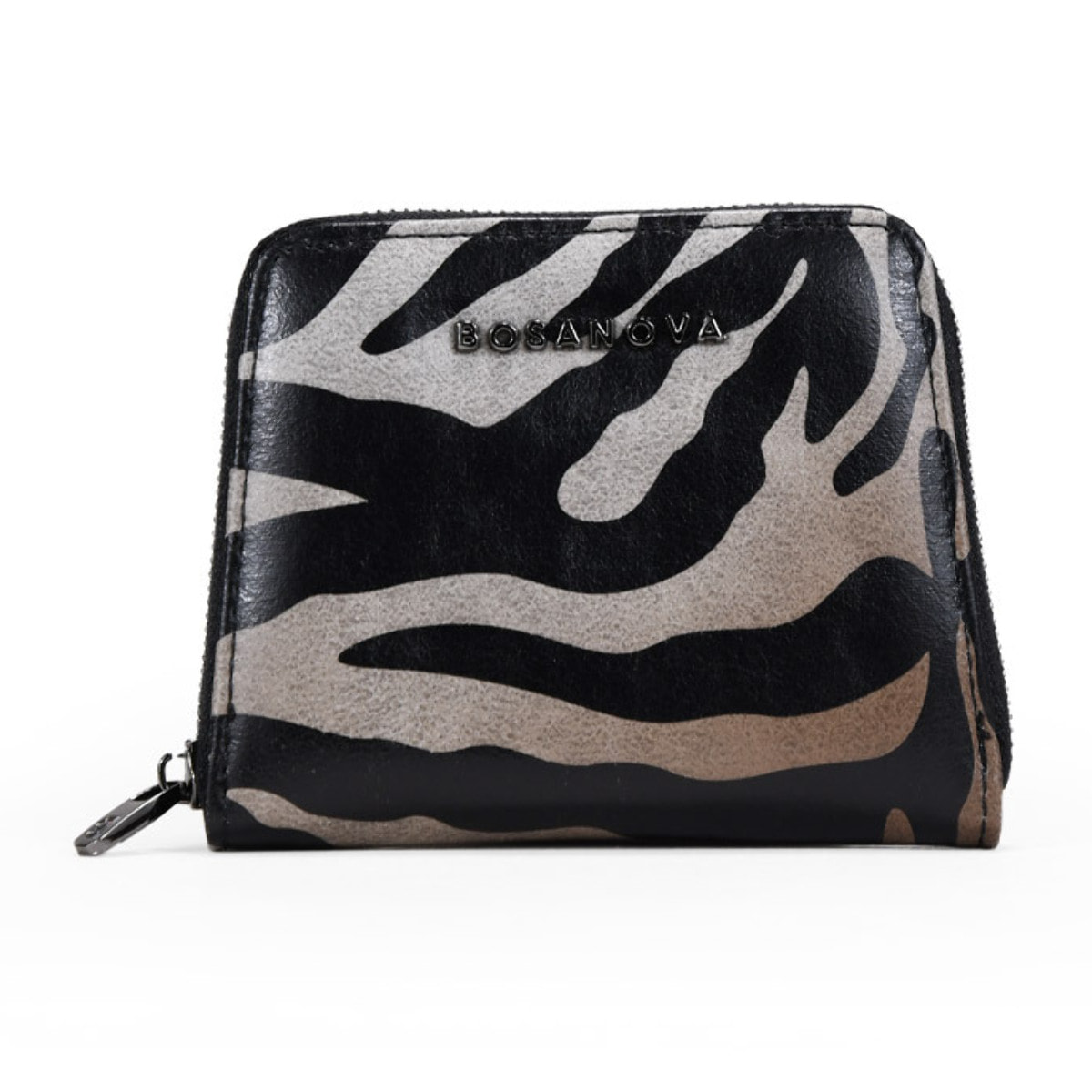 Monedero estampado cebra