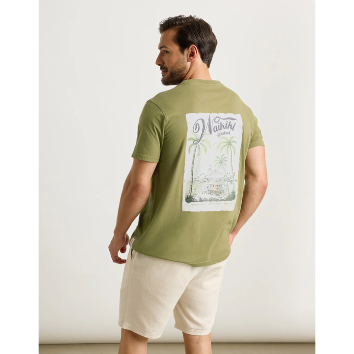 Camiseta Manga Corta Caqui - Dawes