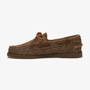 Sebago - Docksides Donna Marrone - Portland Flesh Out Print Woman