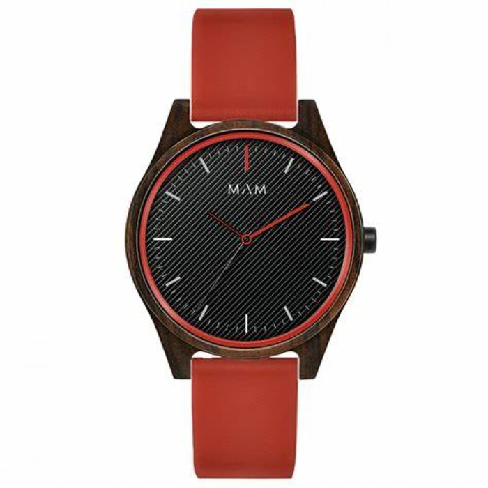 Reloj Mam MAM695 Unisex Analogico Cuarzo con Correa de Cuero