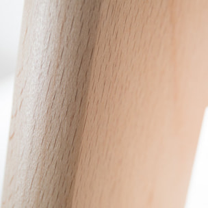 Sedia ergonomica gambe in legno 4 pz - Candice