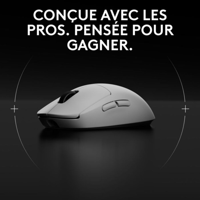 Souris Gamer Sans Fil LOGITECH G PRO 2 Lightspeed Wireless Blanche