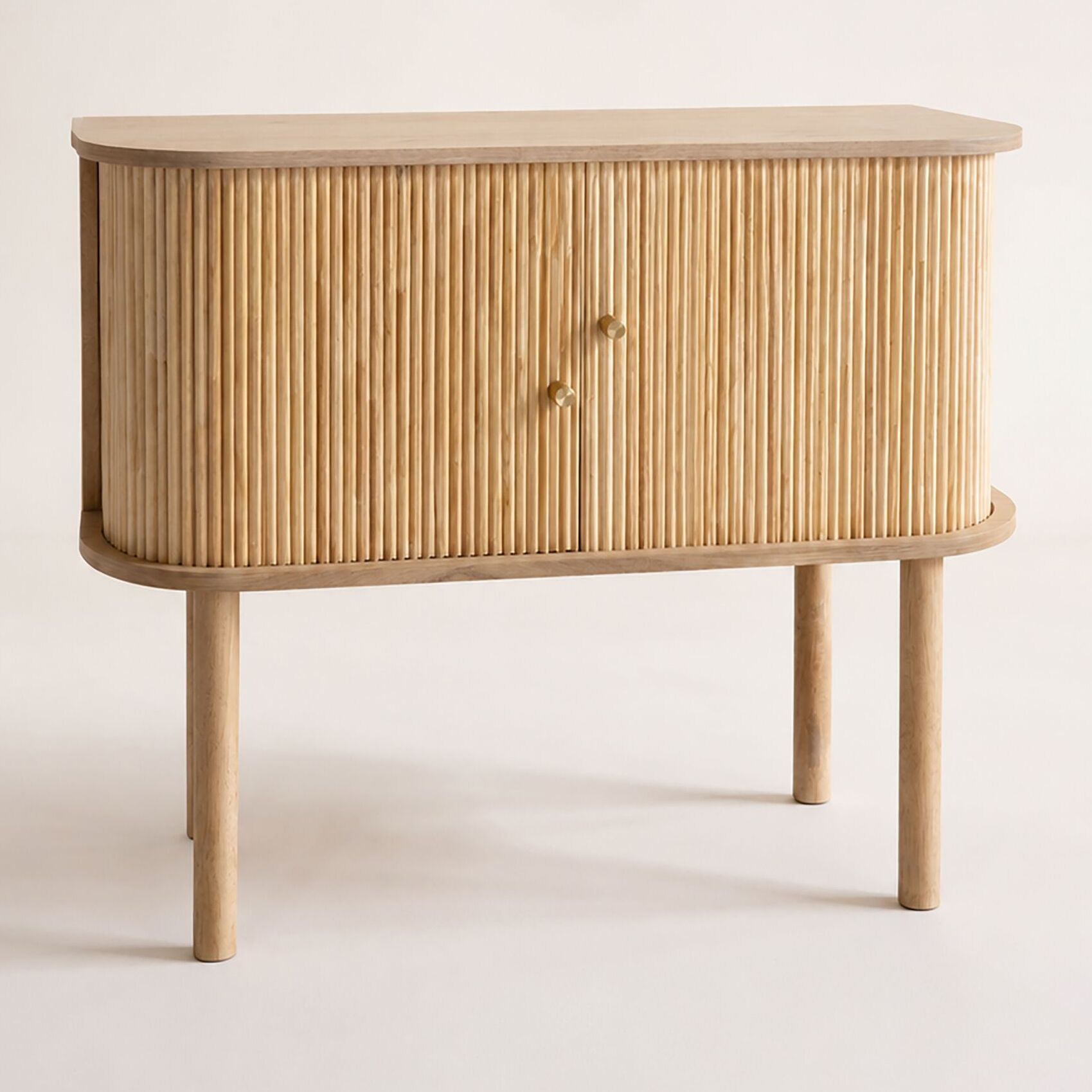 Bahut en bois clair avec portes coulissantes HECTOR