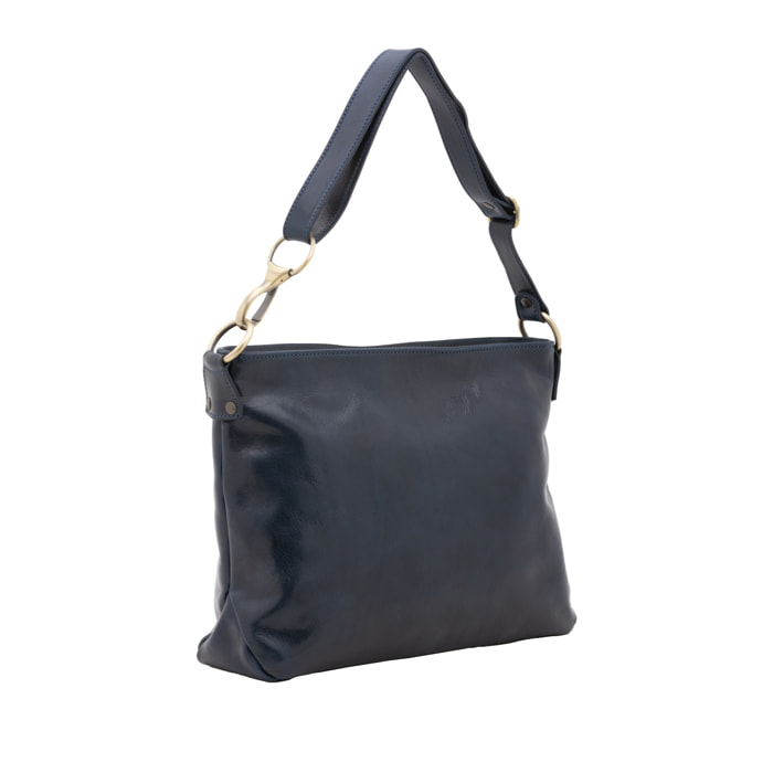 Borsa a spalla  da donna In Vera pelle Made in Italy 38x29x11 cm