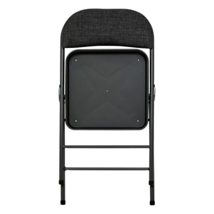 Chaise pliante Flexy Plus tissu chiné