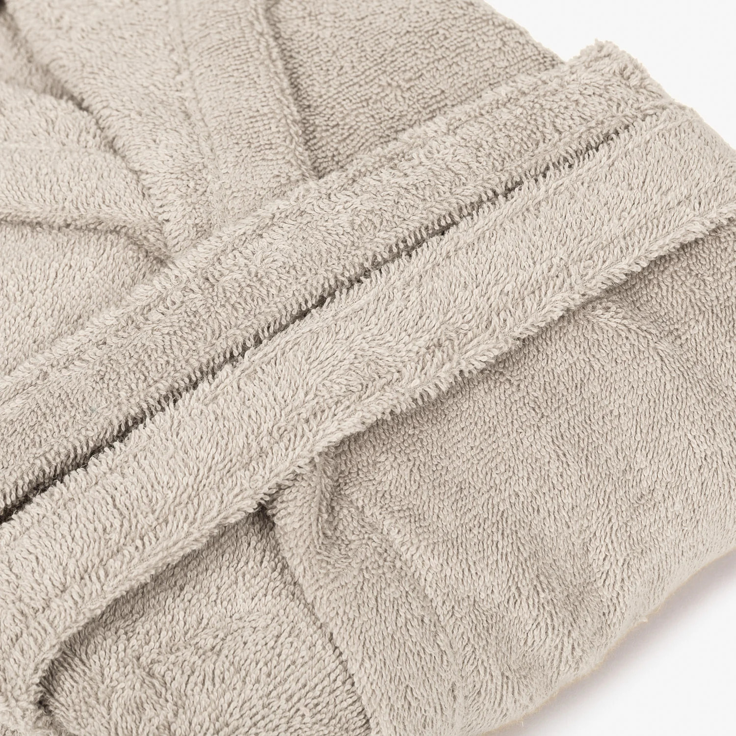Albornoz capucha 450gr unisex gris claro