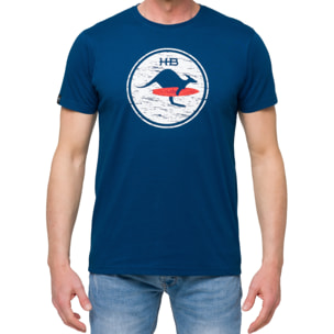 Camiseta de algodón 150 gr Hot Buttered Venice azul