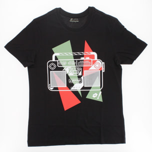 T-shirt Lotto supra V u. All black XXL