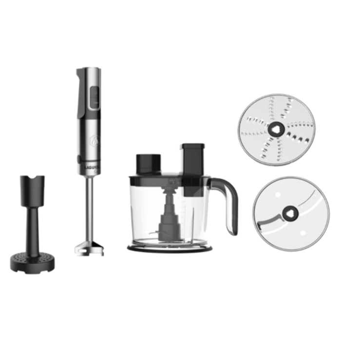 Mixeur plongeant 1200W - 10 pièces - 15 vitesses
