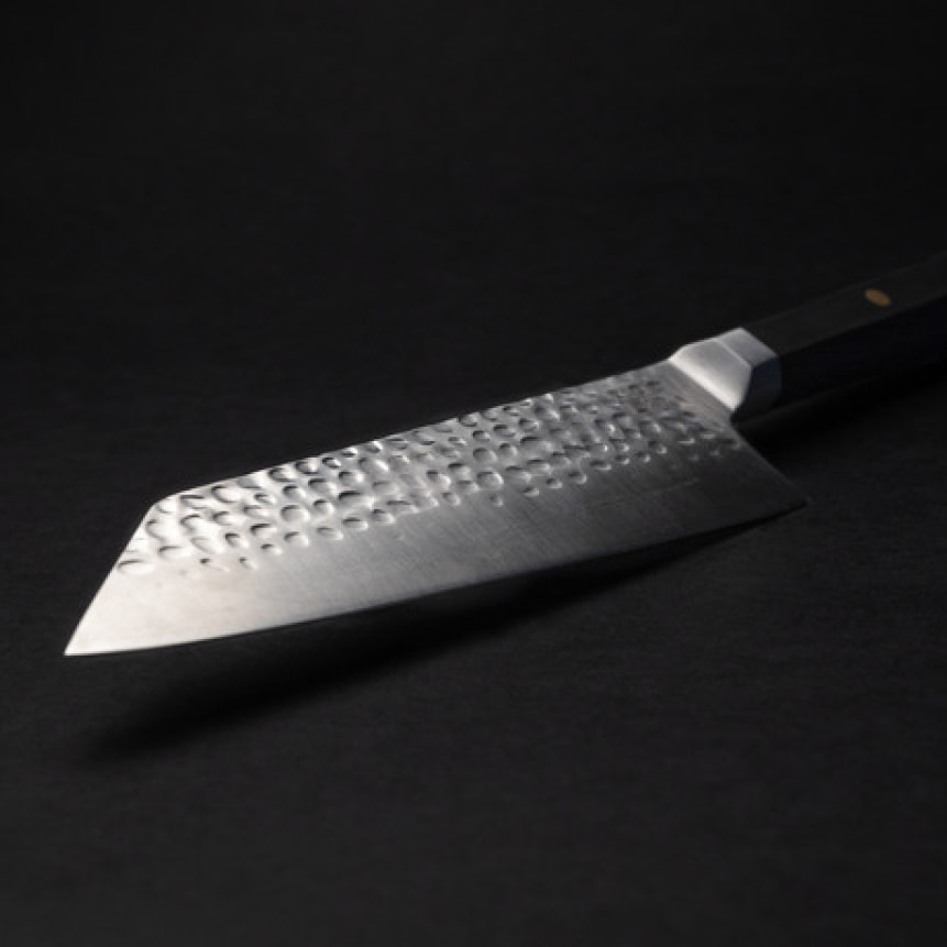 Couteau Santoku Bunka | Lame 170 mm - Acier Inoxydable | Lame Japonaise 440C
