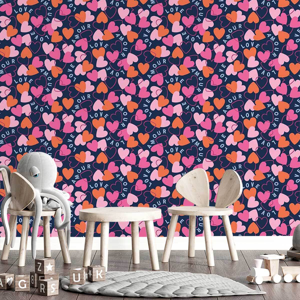 Papier peint panoramique Disco bloom  Intissé