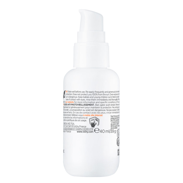 Capital Soleil UV Age Daily Teinté SPF 50+ - Fluide Solaire Anti-Âge Teinté - Tous Types de Peaux - 40 ml