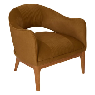 Fauteuil "Libor" camel