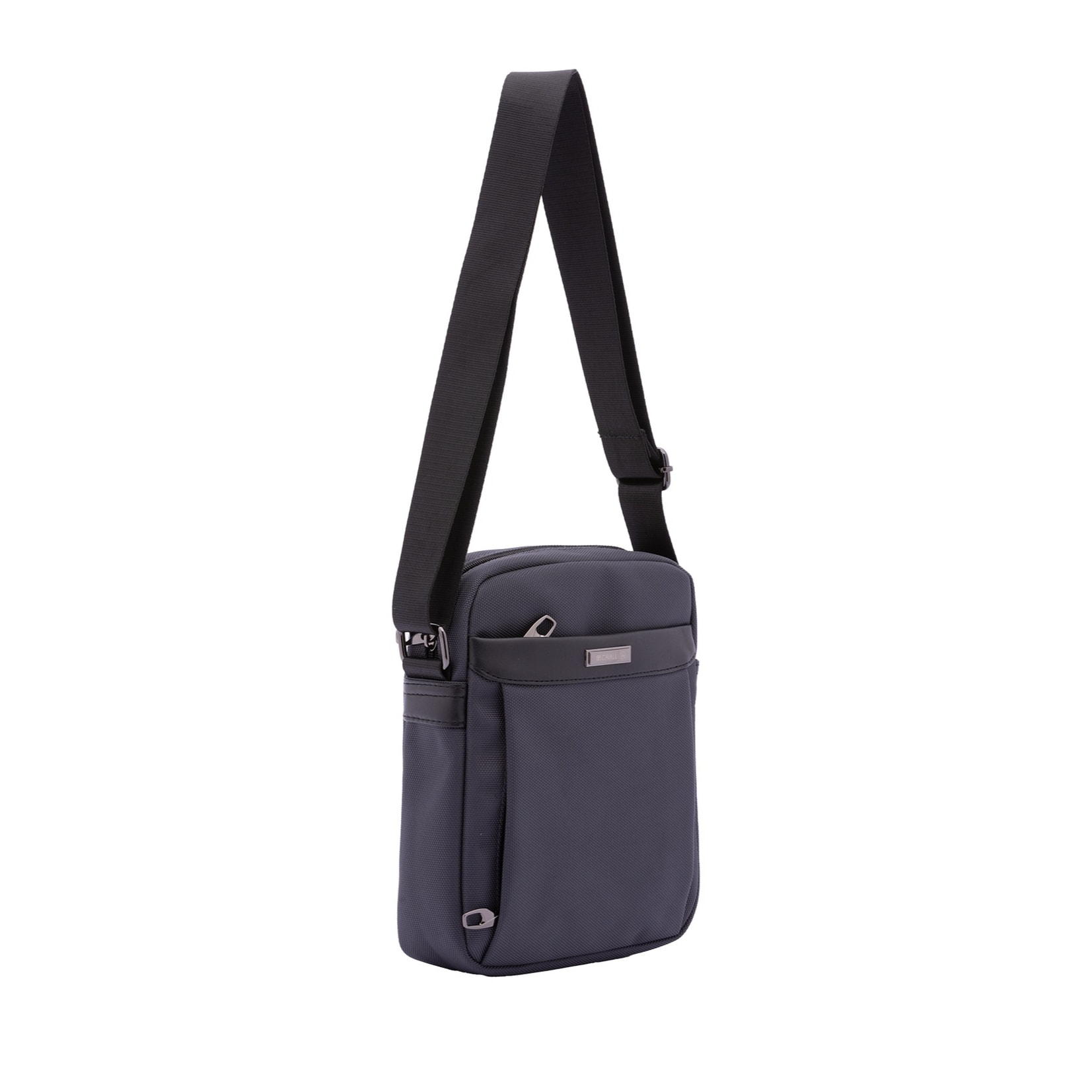 Borsa a tracolla da uomo - Modello False - Poliestere - 24.0 x 20.0 x 7.0 cm