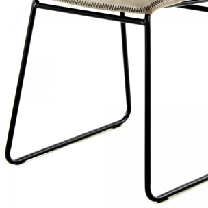 Lot de 2 chaises BILI Partiellement fabriqué à la main