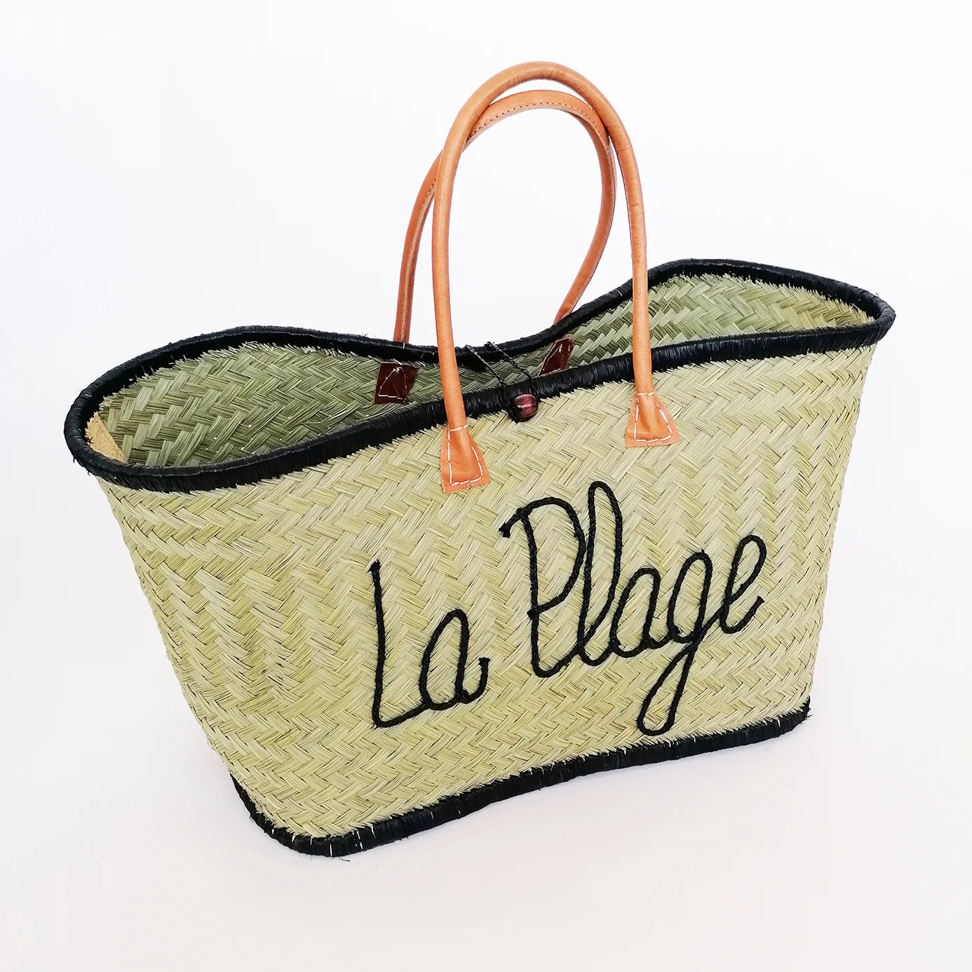 Panier artisanal de Madagascar - Pasika GM Noir