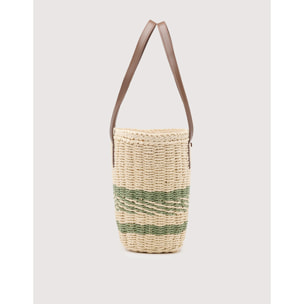 Bolso Capazo Trenzado Natural - Hyla
