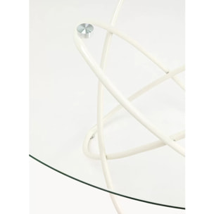 Table Molekular 120cm beige Kare Design