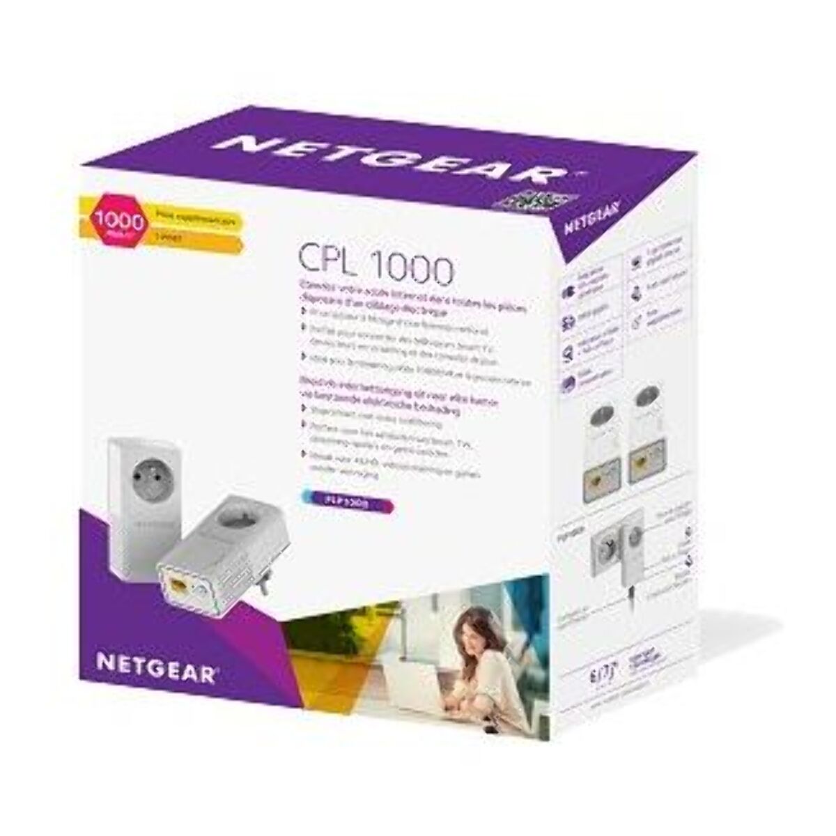 CPL Filaire NETGEAR PLP1000 1000Mbps