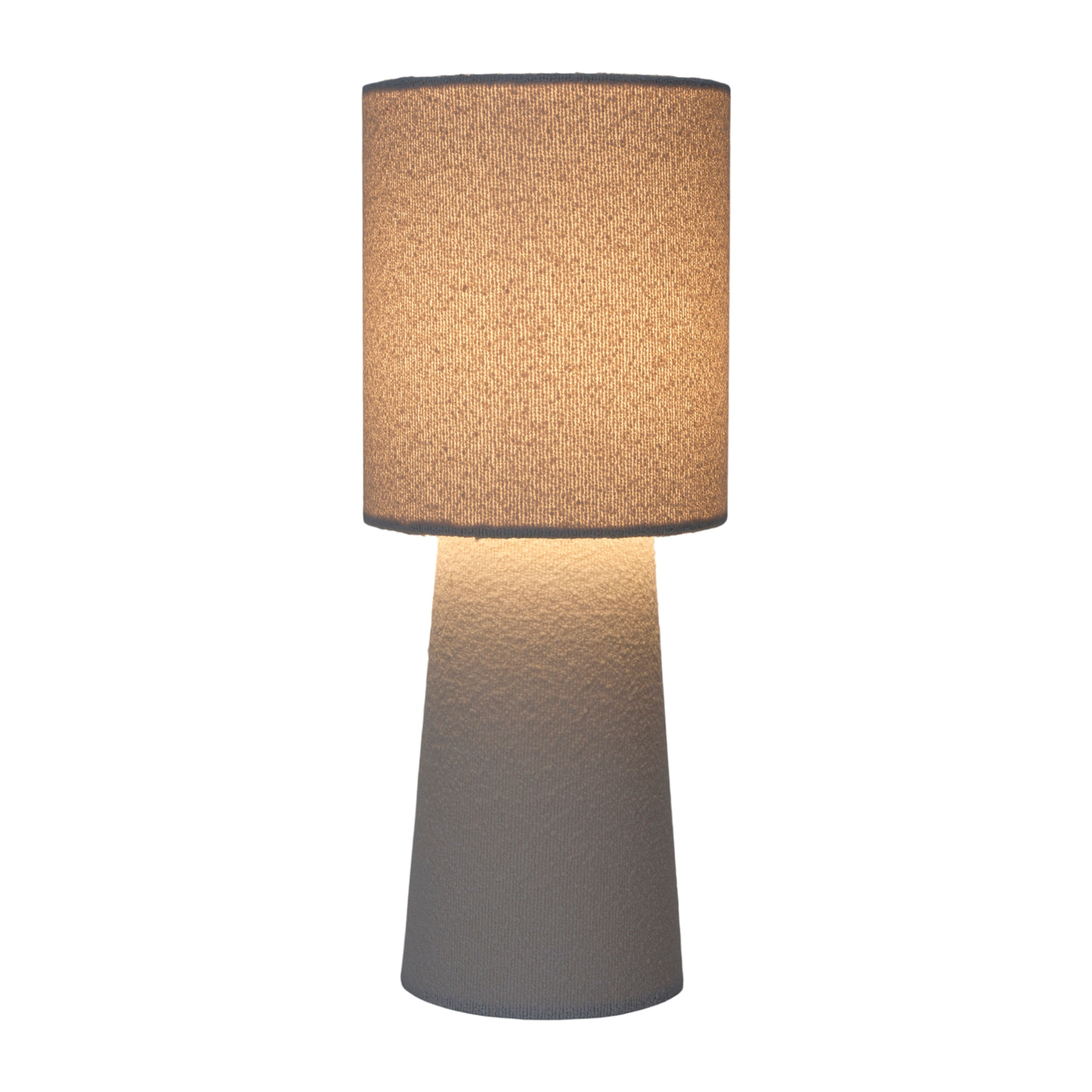 Lampe - HOME DECO FACTORY - Velours - Élégante - Beige