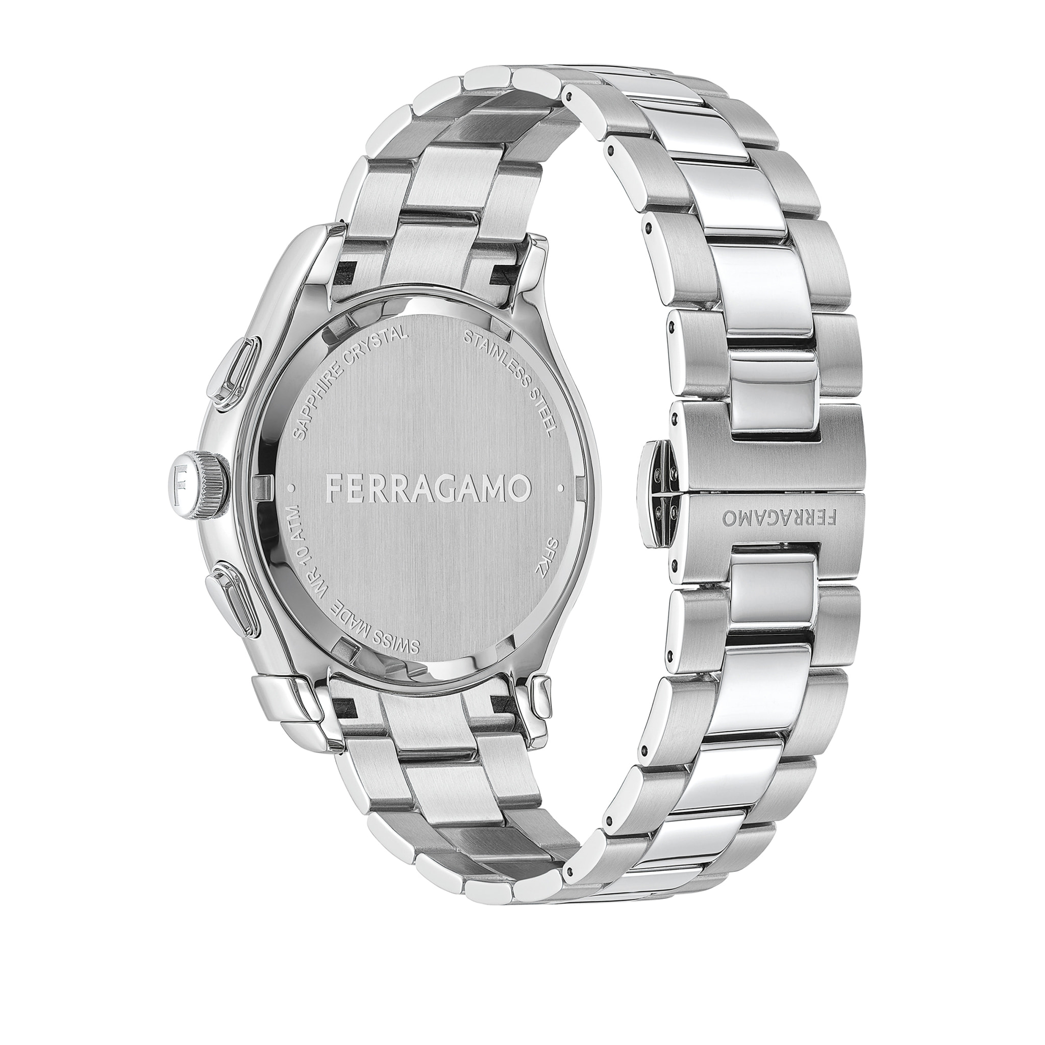 Ferragamo Quartz Chronograph Watch Kz-1927 Chrono 42Mm-Fw