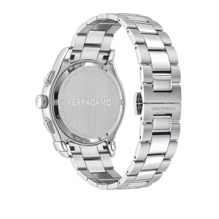 Ferragamo Quartz Chronograph Watch Kz-1927 Chrono 42Mm-Fw