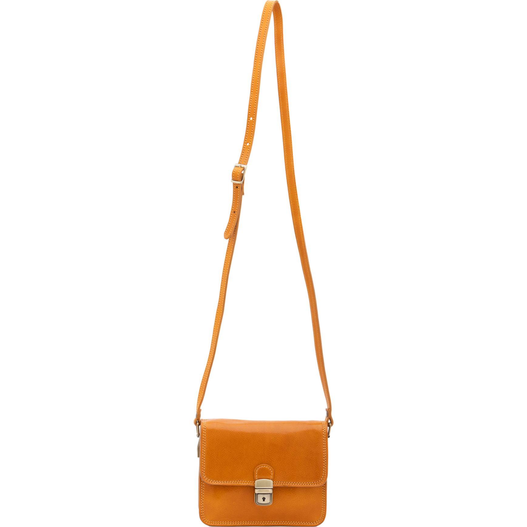 Borsa a tracolla  da donna In Vera pelle Made in Italy 20x16x7 cm