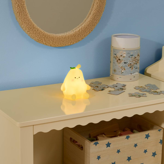 Veilleuse Poire Enfant Fraci Jaune 9,9x9,5x8,8 cm