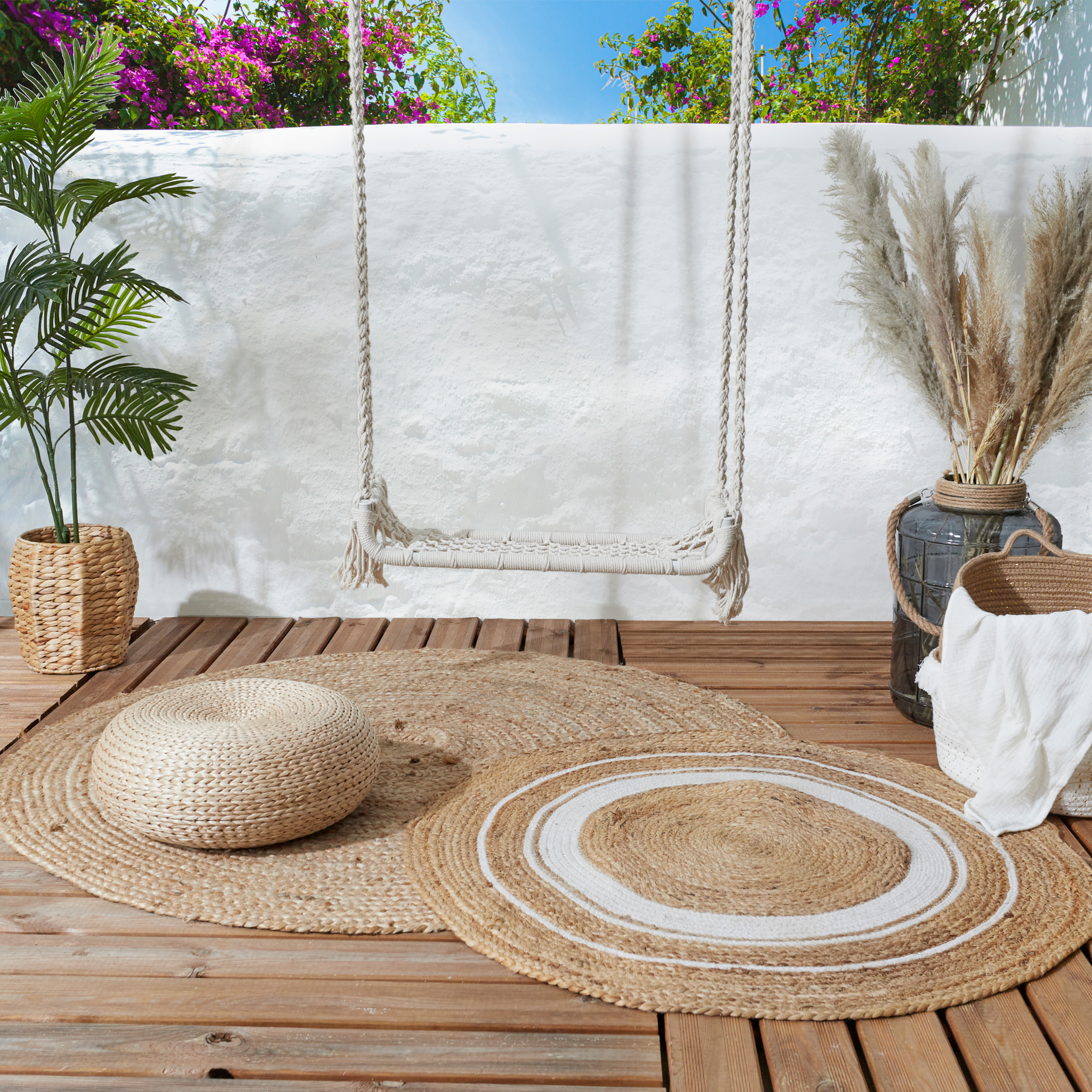 Balançoire - HOME DECO FACTORY - Macramé - Beige