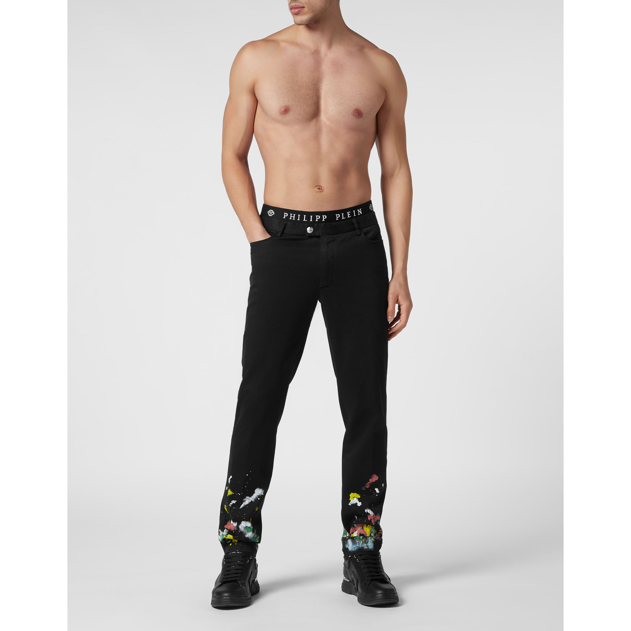 PHILIPP PLEIN Trousers Chinos fit