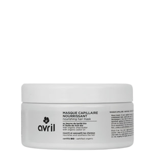 Masque Capillaire Certifié Bio - Masque Nourrissant au Beurre de Karité 200 ml