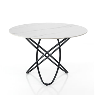 ORESTELUCHETTA Tavolo ROCKFORD WHITE MARBLE