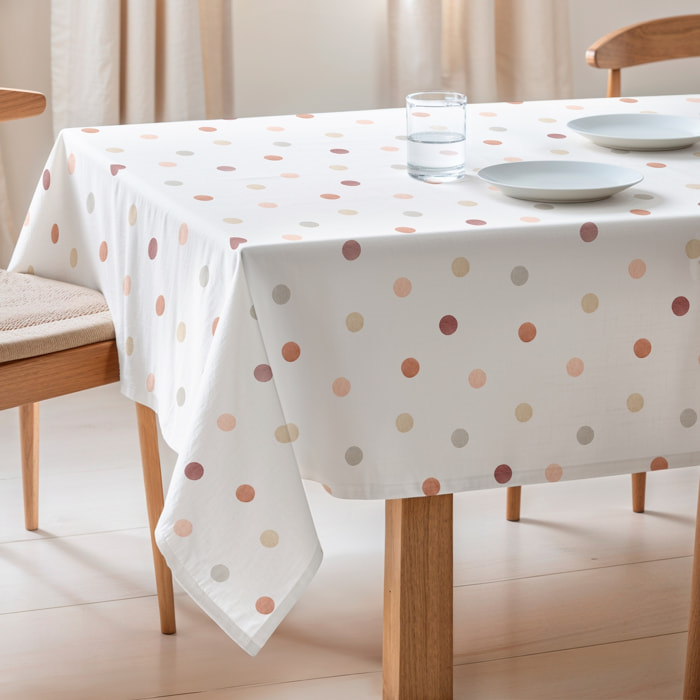 Nappe imprimée anti-tâches ALMA MULTICOLORE