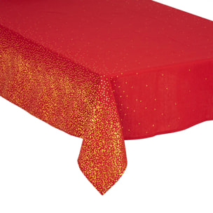 Nappe de Noël "Colorama de Noël" motif petits points 140x240cm