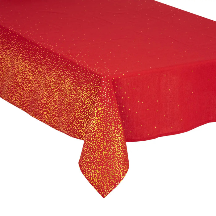 Nappe de Noël "Colorama de Noël" motif petits points 140x240cm